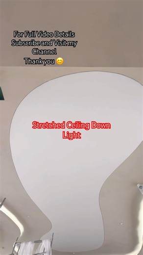 Stretch Ceilling Down Light. #strachedceiling #ceiling #ceilingdesign #reels #trending