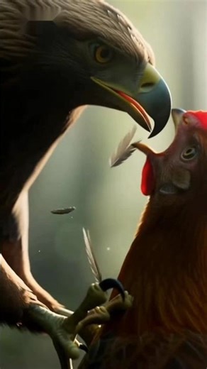 Eagle vs Jungle Hen — A Mother’s Fierce Battle‼️