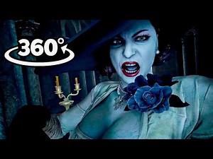 Resident Evil 8 Village | Lady Dimitrescu Boss Fight | 4K 360 video