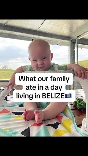 Something I love about Belize- 9am & 3pm “Coke break” aka snack and break time. This isn’t a set in stone rule obviously, but is typical for workers and school kids to participate in. For breakfast we had our usual toast (homemade buns from my MIL)& jam, scrambled eggs, bananas from a friend and I had some leftover farmers sausage so we had that as well. Conrad and I both had iced coffee we make from Coffee Barn, which is roasted down the road from us with beans grown locally! Snack was some pin
