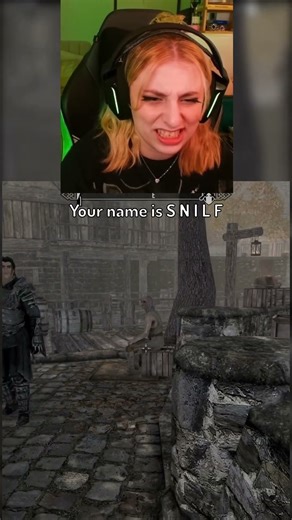 His name is SNILF! #letsplay #skyrim