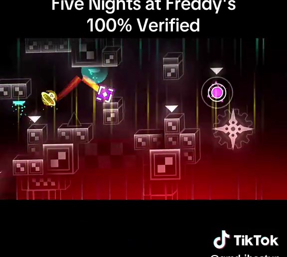 Five Nights at Freddy's Geometry Dash Level Explained