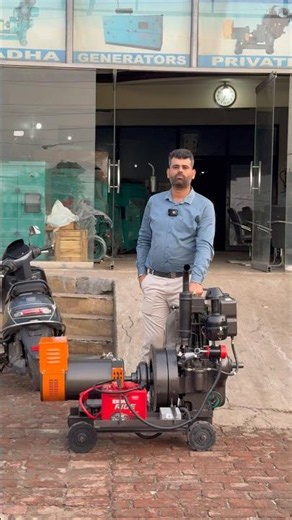 10kVA Generator Self Start | Chadha Sunil Brand | 12HP Air-Cooled Engine | 100% Copper Alternator