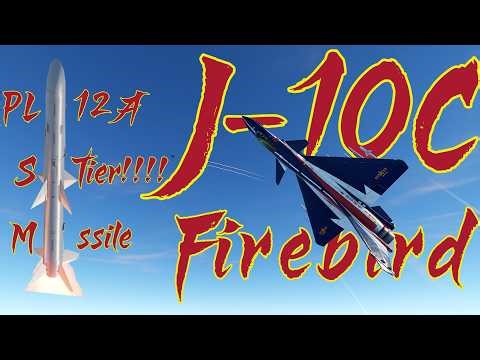 TESTING NEW J-10C/PL-12A in ARB | War Thunder (Top 0.4% Player) | POSITIONING and NOTCHING Tutorials