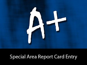 Special Area Report Cards