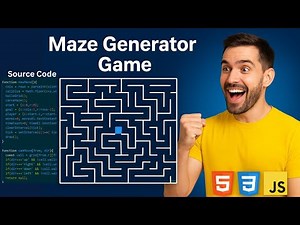 Maze Generator Game Using HTML, CSS & JavaScript | Step by Step Tutorial