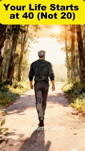 Your Life Starts at 40 Not 20 #lifeafter40 #mensmindset #psychology