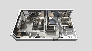 floor plan - Download Free 3D model by midasmedia