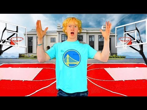 I Built A Full Backyard Basketball Court