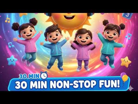 🌈 Magical Music Journey | 30 Minutes of Best Kids Rhymes & Playtime Songs