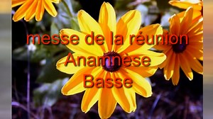 Messe de la réunion-Anamnèse Basse