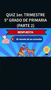 Quiz Rápido 1er Trimestre — 5.º Grado (PARTE 2) 📝 | Repaso Examen #Shorts #Adearcoiris