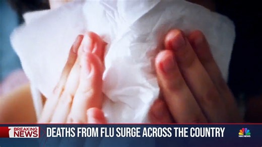 New numbers from the CDC show that the number of people hospitalized from flu rose about 20% compared to the previous week. Mortality rates more than doubled. NBC News’ Liz Kreutz reports on what’s behind this record setting flu season. | NBC Nightly News with Tom Llamas