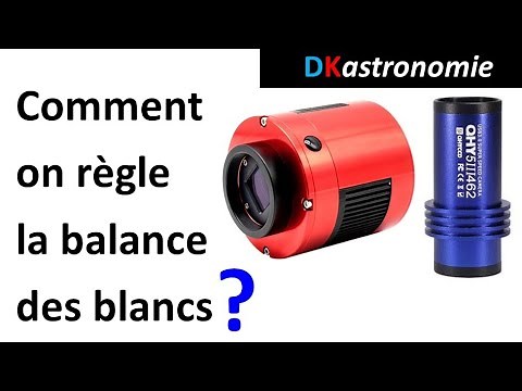 Réglage de la balance des blancs sous SharpCap