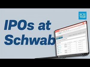 How to Invest in an IPO at Schwab