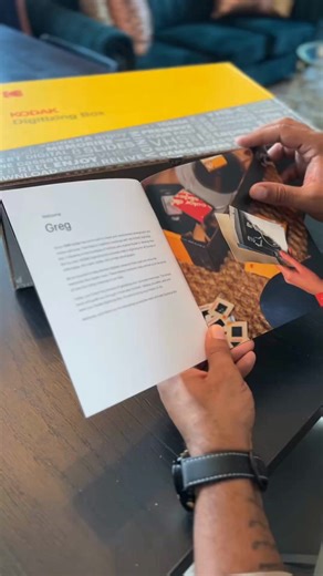 With KODAK Digitizing Box, you can transform old tapes, film reels, and photos into digital keepsakes your loved ones can relive forever. It’s easy as: 📦 Pack your memories 📬 Ship them in ✨ Relive them - beautifully preserved and ready to share | Kodak Digitizing