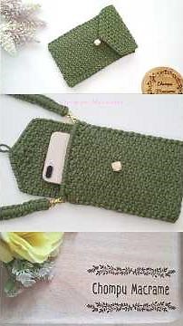 DIY Macrame phone bag | Step by step | Chompu Macrame
