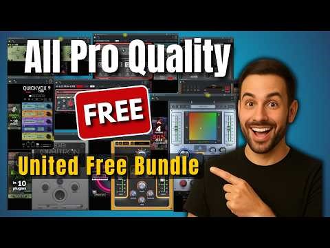 10 FREE Pro Quality Plugins Every Producer Needs Right Now (United Free Bundle)