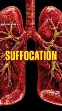 Inside veiw of Asthama Victim. #ScienceIsCool #Shorts #VisualScience #3d #suffocation #fyp #yt #1m