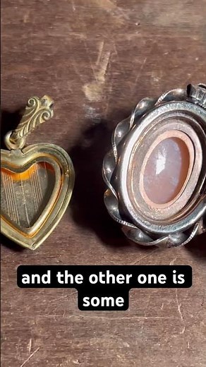 Some old locket ￼#antiques #locket #jewelry #history #cameo