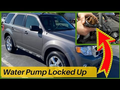 Step by Step how to replace WATER PUMP- 2011 Ford Escape 3.0 V6 (2020)