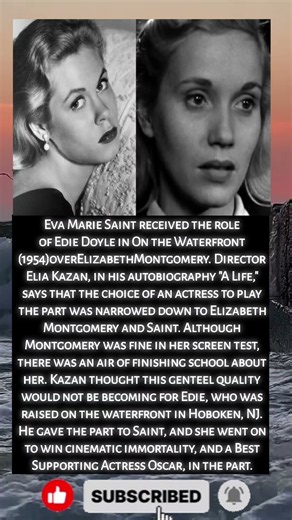 They Chose Her Over Elizabeth Montgomery—Then She Won an Oscar | Eva Marie Saint 🏆🎬 #Shorts