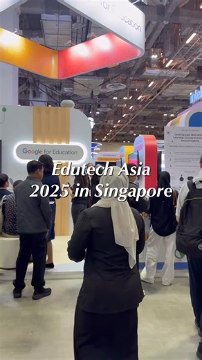 EDUtech Asia 2025 in Singapore. Asia's largest conference and expo for educators and EdTech providers! We signed up as one of the visitor to learn more about AI & Technology in Education for KinderHive 😄 #edutechasia2025 #edutechasia | KinderHive.HQ