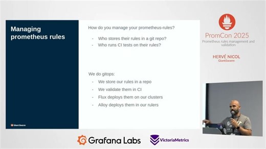 Promcon 2025 - Prometheus rules management and validation | Giant Swarm