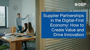 The right #procurement tools can maximize supplier partnerships. Watch this video for how #technology can help build stronger relationships in a time of #digital transformation to create value and drive innovation. Learn more: https://bit.ly/40AGhe4 #GEP | GEP Worldwide