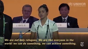400K views · 5.4K reactions | "A lot of bad situations happened with us and we continued because we have dreams," said Yusra Mardini, an 18-year-old Syrian swimmer who competed as part of the first refugee Olympic team. | The New York Times | Facebook