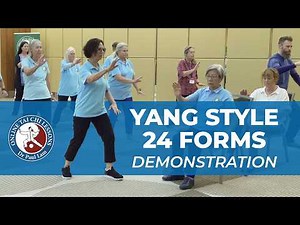 Yang Style 24 Forms Tai Chi Demonstration at the 28th Annual Tai Chi Workshop in Sydney, Australia
