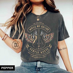 Old School Band Tee, Concert Shirt, Vintage Retro Band Tee, Rock Band Tee, Oversized Trendy Shirts, Comfort Colors, Gift for Her - Etsy