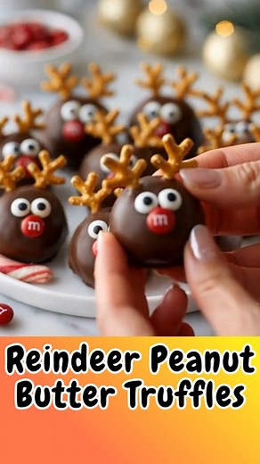 Reindeer Peanut Butter Truffles: Creamy, Chocolatey & Adorably Festive Bites! | Tasty Gastronomic