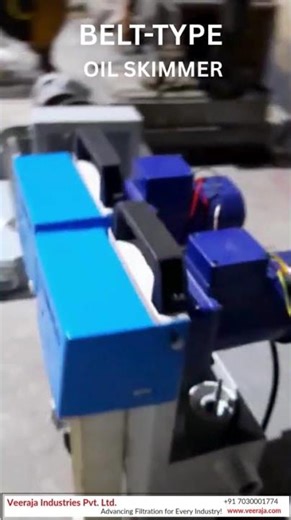 Belt Type Oil Skimmer | Veeraja Industries Pvt Ltd