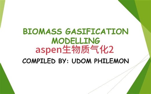 Biomass Gasification modelling with Aspen Plus II生物质气化2