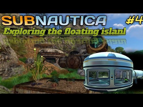 Exploring the floating island || subnautica moblie #4