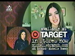 Michelle Branch CD commercial 2001 - The Sprit Room/"Everywhere to me"