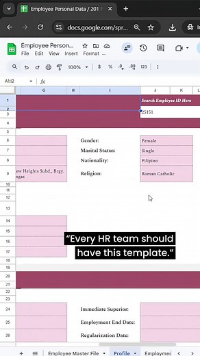 Streamline Your HR Process with a 201 File Template