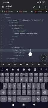 List code run (Acode app)
