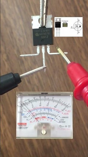 How to Test a MOSFET with an Analog Multimeter (EASY Step-by-Step Guide)