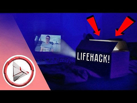 LIFEHACK: Smartphone-Beamer selber bauen! | DIY