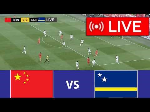 🔴LIVE: China vs Curacao | 中国 vs 库拉索 直播 | Today football match live I PES 21 Simulation