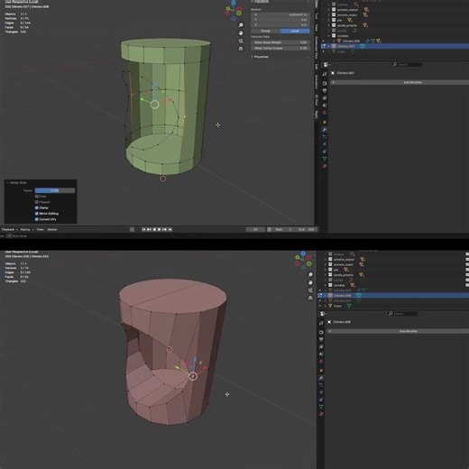 Blender: Boolean Vs. No boolean