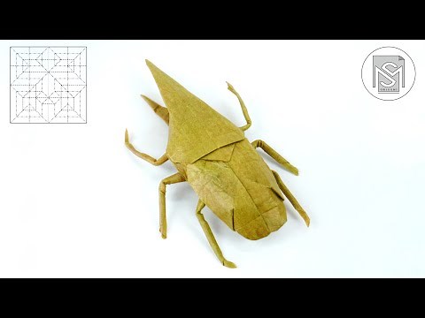 Origami Hercules Beetle | Simple | CP Analysis | Sampreet Manna Origami