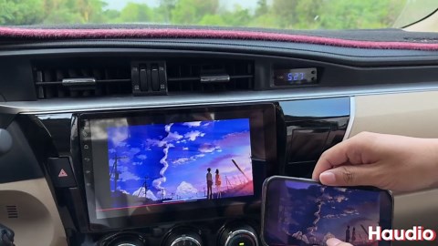 9" HD Touchscreen Wireless Carplay Screen for Car with Apple carplay and Android auto, Double Din, GPS, WiFi, BT5.1, 8-core Processor, Voice Control, Backup Camera, Audio Outputs (4+64G)