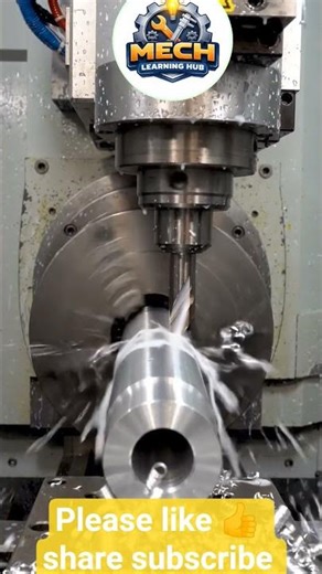##Mechanical#training module@CNC LATH MACHINE SIMPLE OPERATION.....METAL............👍👍 MACHINING 👍