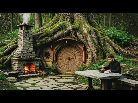 Alone Overnight Survival: Building a Fish Trap & Cooking Smoked Fish in a DIY Trunk Oven