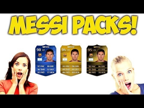 FIFA 14 - MESSI PACKS!