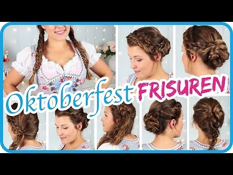 Simple OKTOBERFEST HAIRSTYLES for Dirndl II Sissi