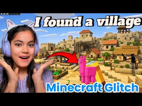 Found a Desert Village! Minecraft Explore 😍
